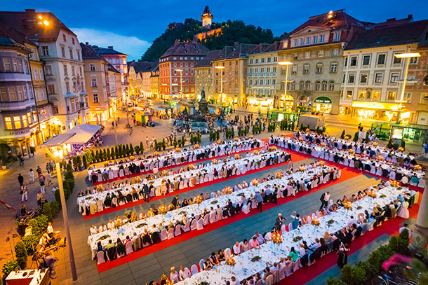 Long Table of Graz, Foto: Graz Tourismus, Werner Krug