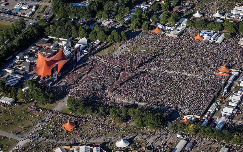 Roskilde Festival (Foto: SHLuftfoto/Stiig-Hougesen)