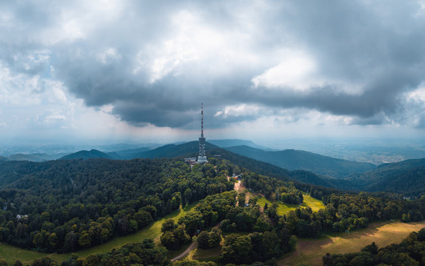 Sljeme 360° na OIV tornju Sljeme