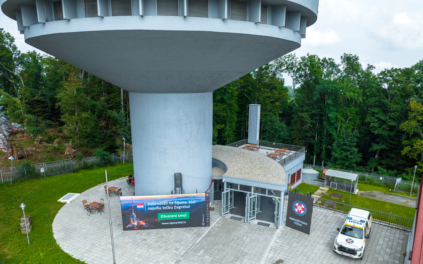 Sljeme 360° na OIV tornju Sljeme