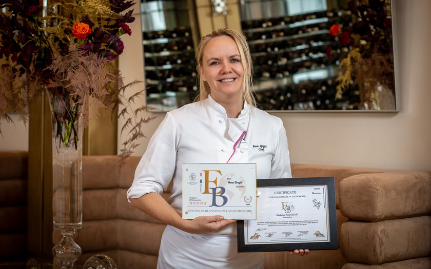 European Hotel Awards 2023 International White Star Award Chef Ana Grgić Tomić