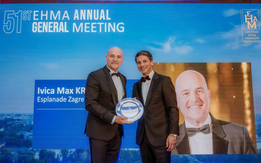 Ivica Max Krizmanić, General Manager of the Year 2025 i Predsjednik EHMA-e, Panos Almyrantis - by Radek Zawadzki, EHMA