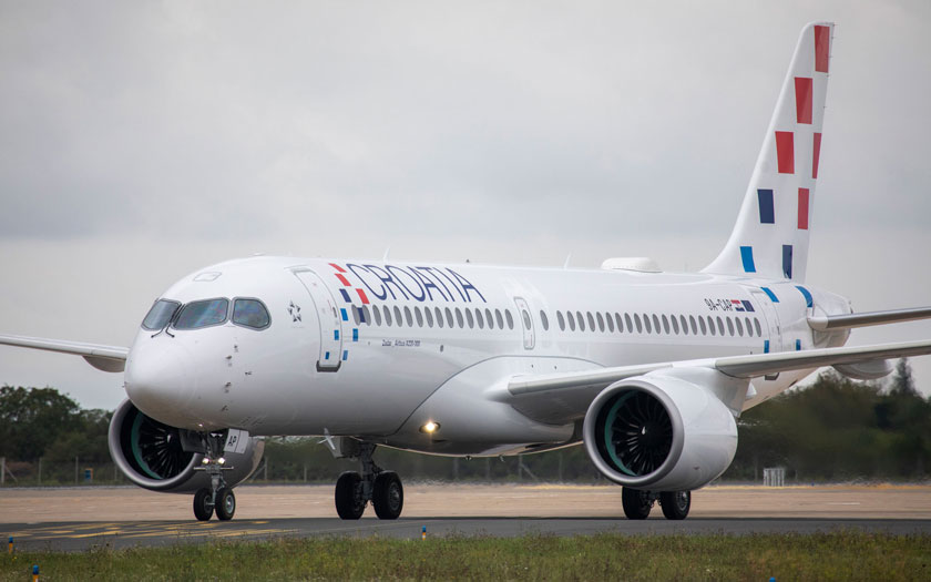 Croatia Airlines  Airbus A220-300 Zadar