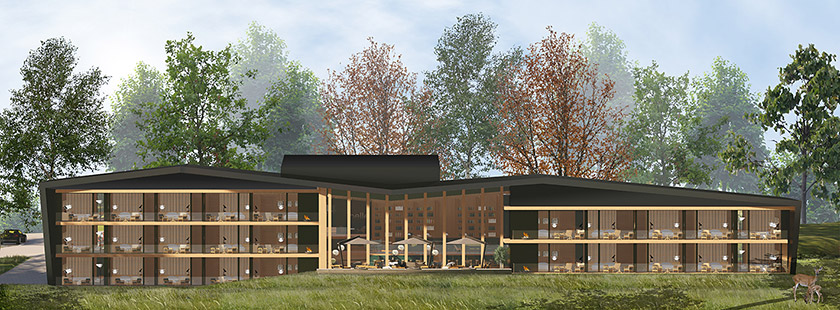 Plitvička jezera - Hotel Bellevue (render)