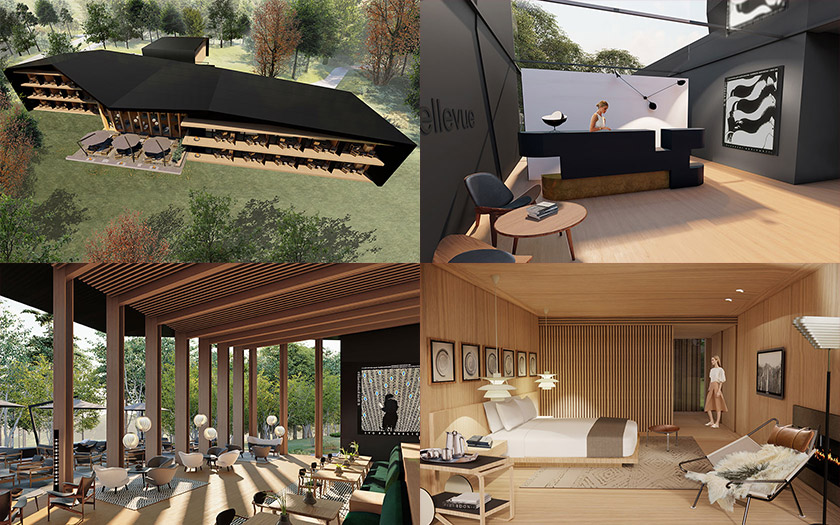 Plitvička jezera - Hotel Bellevue (render)