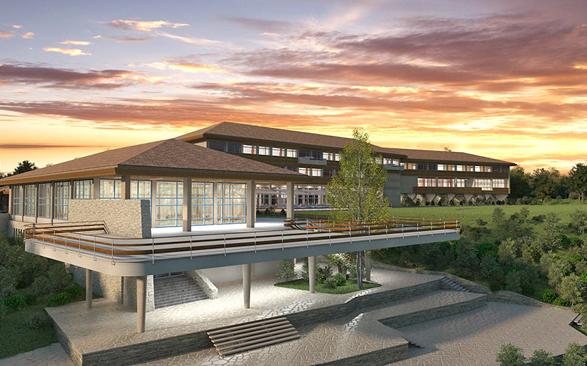 NP Plitvička jezera - Hotel Plitvice (render)