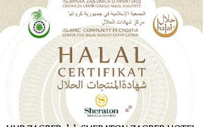 Od danas halal hrana dostupna i u Sheraton Zagreb Hotelu