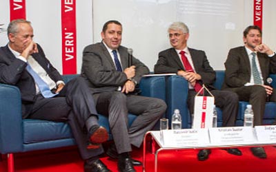 R. Ivičić, K. Šustar, Ž. Trezner i D. Lorencin; foto: Petar Vučetić