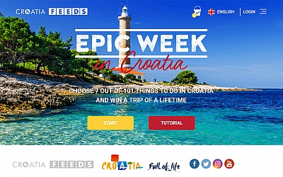 Nova promotivna kampanja Hrvatske turističke zajednice - „Epic Week“