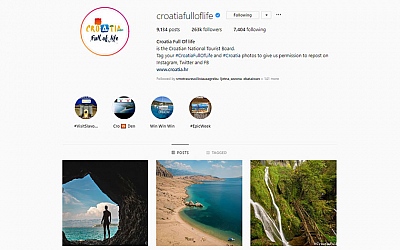 Instagram HTZ-a ostvario više od milijun oznaka #CroatiaFullOfLife