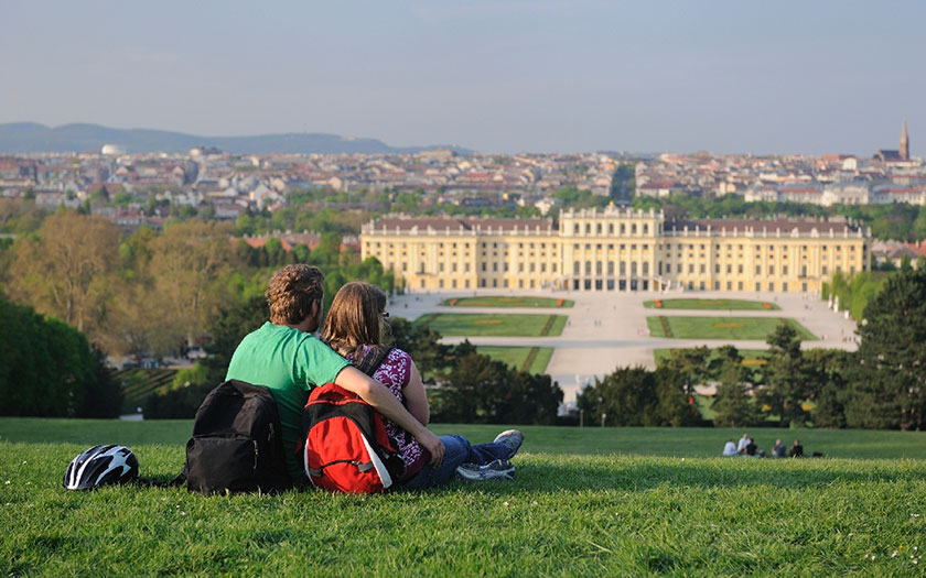 Pogled na Schönbrunn