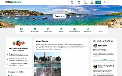 Hrvatska među zemljama s najvećim rastom popularnosti na TripAdvisoru - najtraženiji Dubrovnik i Split