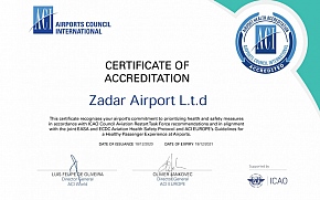 Zračna luka Zadar stekla ACI certifikat o zdravstvenoj sigurnosti