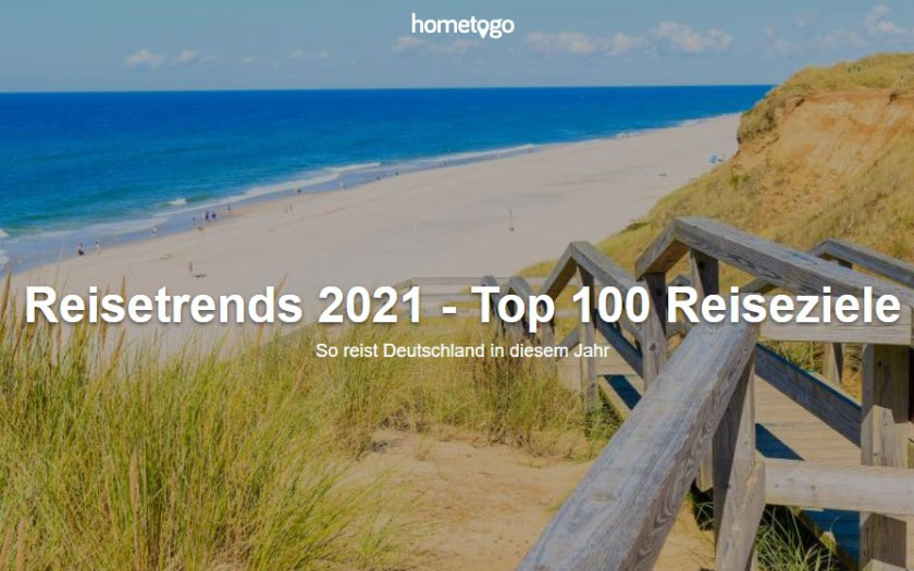 HomeToGO Reisetrends 2021