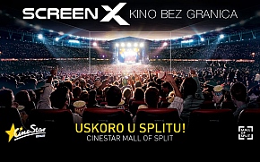CineStar ekskluzivno predstavlja svjetsku kino inovaciju u Hrvatskoj - ScreenX