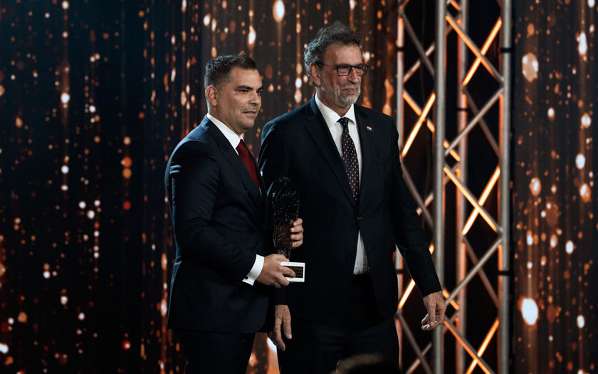 Josip Kromar i Radovan Fuchs na DHT-u