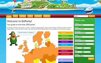EU Parky - Web projekt namijenjen djeci