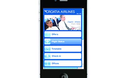 Potražite Croatia Airlines preko mobitela