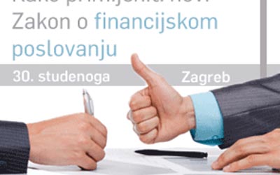 Kako primijeniti novi Zakon o financijskom poslovanju