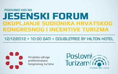 Jesenski FORUM 2012. - okupljanje kongresne industrije